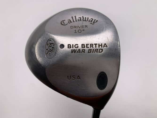 Callaway Big Bertha Warbird Driver 10* RCH 90 Firm Graphite Mens RH