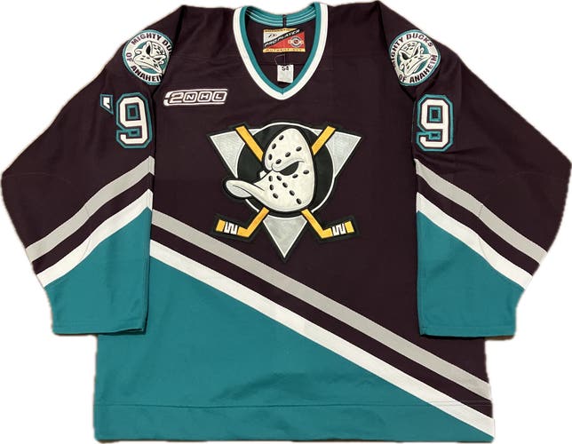 Mighty Ducks of Anaheim Pro Player Authentic NHL Hockey Jersey Size 54