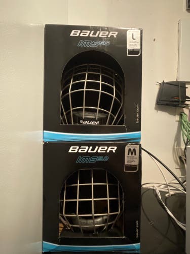 New Medium Bauer IMS 5.0 Helmet Size L