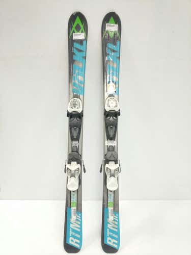 Used Volkl Jr Rtm 110 Cm Boys' Downhill Ski Combo