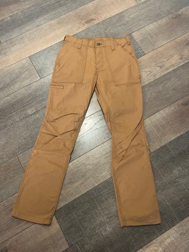 Carhartt BN5222-M Force Relaxed Fit Twill 5-Pocket Work Pant 32x32 In Brown NWT