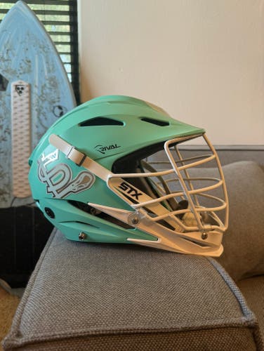 Lightly Used Sweetlax Florida STX Rival Helmet