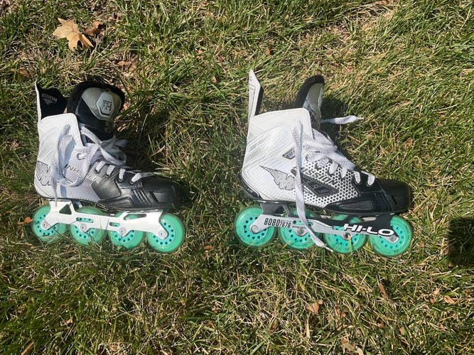 Mission FZ-5 Inhaler Inline ROLLER HOCKEY SKATES SIZE 8.5 CLEAN