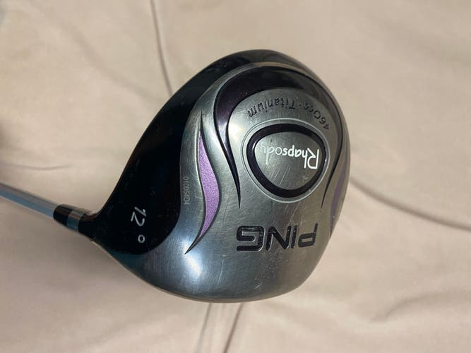 Used Women's Ping Rhapsody Right Handed Driver Ladies Flex 12 Loft