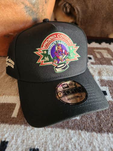 Arizona Coyotes Phoenix Coyotes New Era Inaugural Season Adjustable Hat NWT