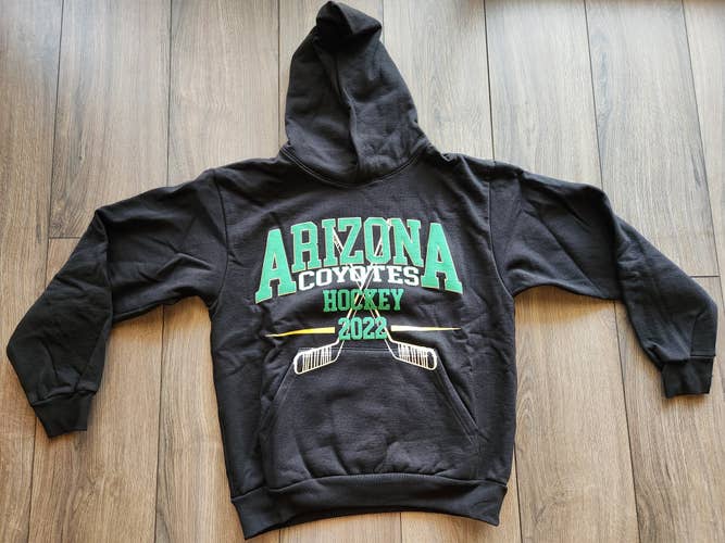 Arizona Coyotes Men's Black Sticks Rhuigi Pullover Hoodie Size Medium