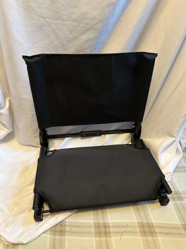 Brand New Foldable Stadium Chair Black