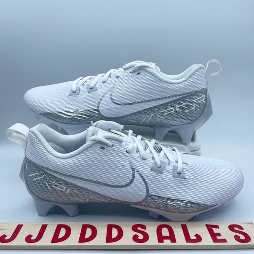 Nike Vapor Edge Speed 360 2 White Silver Football Cleats DA5455-102 Men’s Sz 12  New