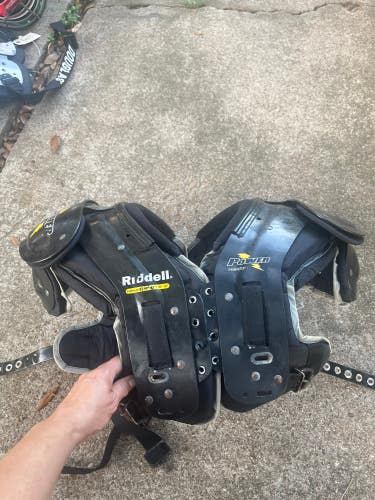 Used Extra Large Adult Riddell Power Phantom Shoulder Pads