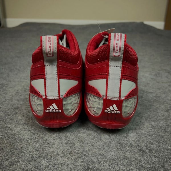 Adidas Mens Baseball Cleat 15 Red Gray AST Ryan Howard Mid Metal Softball C5