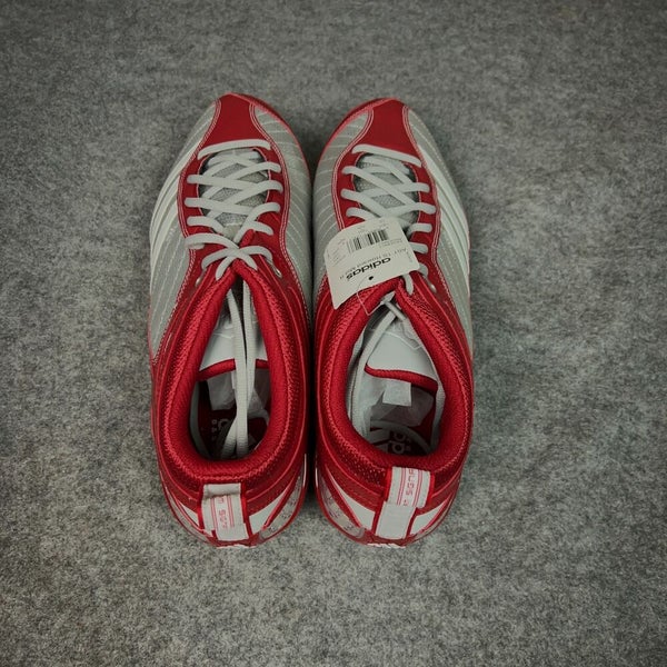 Adidas Mens Baseball Cleat 15 Red Gray AST Ryan Howard Mid Metal Softball C5