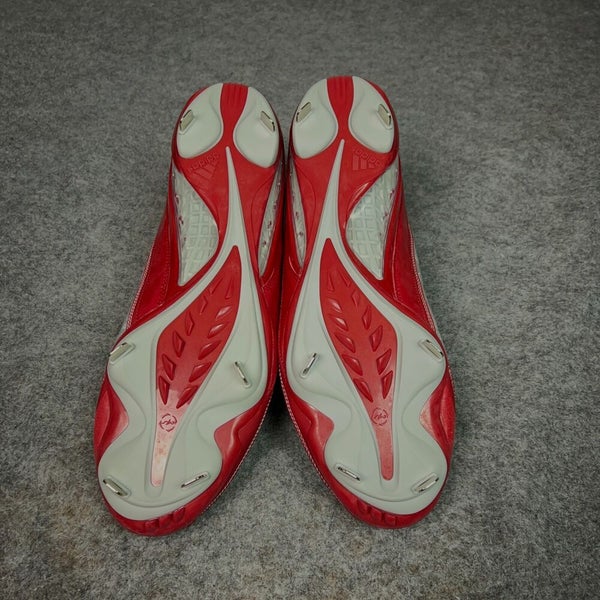 Adidas Mens Baseball Cleat 15 Red Gray AST Ryan Howard Mid Metal Softball C5