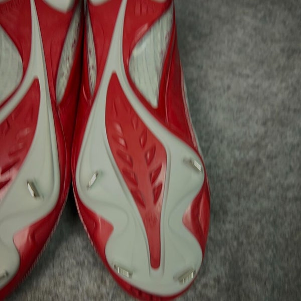 Adidas Mens Baseball Cleat 15 Red Gray AST Ryan Howard Mid Metal Softball C5