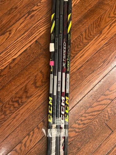 Used Intermediate CCM Right Handed P90TM Pro Stock JetSpeed FT5 Hockey Stick