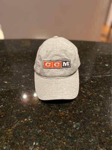 Gray CCM Hockey Hat