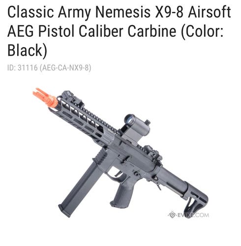 Airsoft Nemesis X9-8