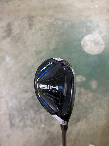 Used Men's TaylorMade SIM 2 Max Rescue Right Handed Hybrid Stiff Flex 3H