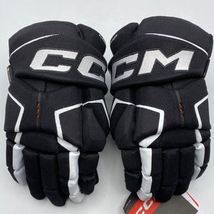 NEW CCM Tacks AS-V Gloves, Black/White, 12"