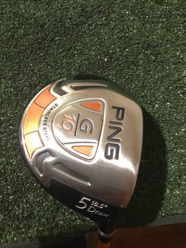 Ping G10 Draw 18.5* 5 Wood Regular 75g V2 ProForce Graphite Shaft (41.5”)