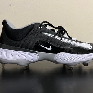 Nike Alpha Huarache Elite 4 Low Metal Baseball Cleats Men's Size 10.5 DJ6521-011