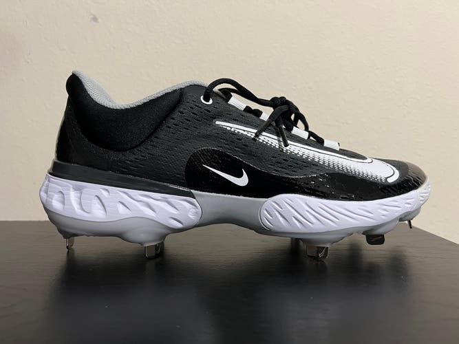 Nike Alpha Huarache Elite 4 Low Metal Baseball Cleats Men's Size 10.5 DJ6521-011