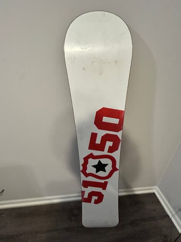 Used  5150 Medium Flex Snowboard No Bindings