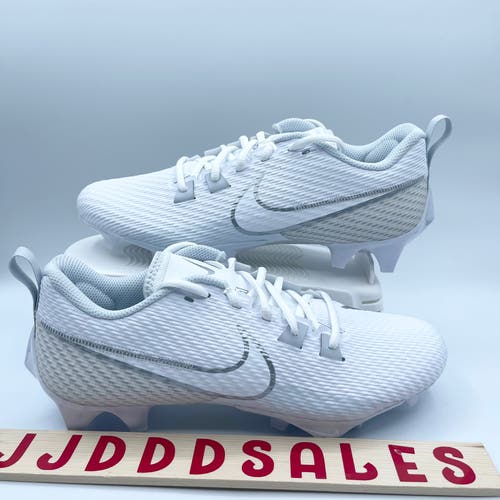 Nike Vapor Edge Speed 360 2 White Silver Football Cleats DA5455-100 Men’s Sz 7