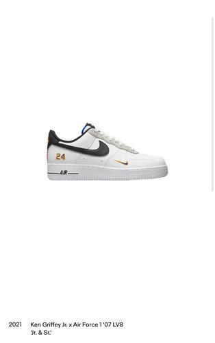 White Used Unisex Nike Air Force 1 Shoes