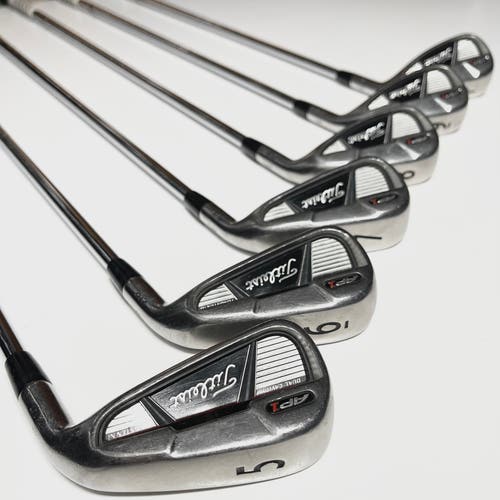 Titleist AP1 710 Iron Set 5-9, PW Right Handed Stiff Flex Steel Shafts
