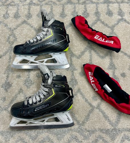 Used Junior Bauer Regular Width Size 2 Elite Hockey Skates