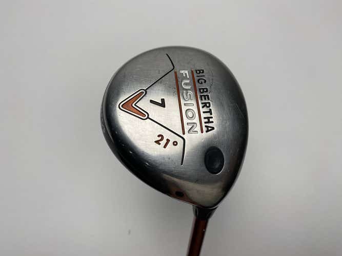 Callaway Big Bertha Fusion 7 Fairway Wood 21* Aldila NVS Regular RH Midsize Grip