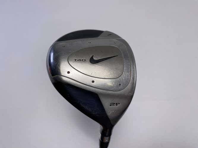 Nike T-40 Oversize 7 Fairway Wood 21* Stiff Graphite Mens RH