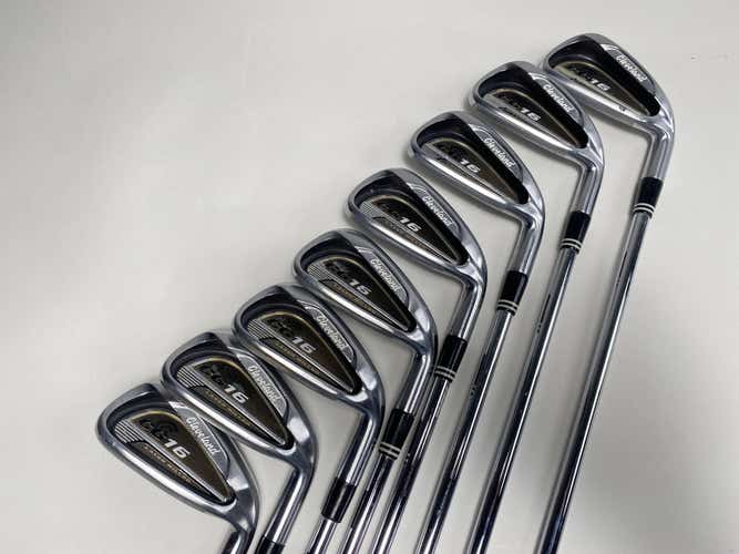 Cleveland CG16 Satin Chrome Iron Set 3-PW Traction 85g Regular Steel Mens RH