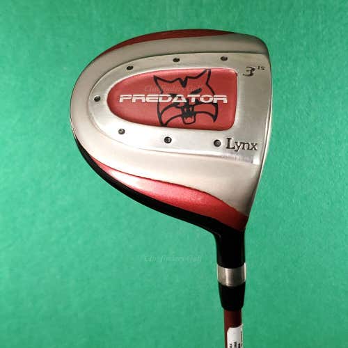 Lynx Predator Fairway 15 3 Wood Factory GLX Graphite Regular w/ Headcover