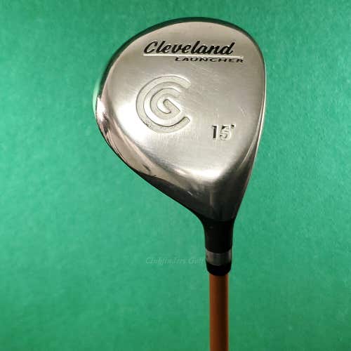 Cleveland Launcher Stainless Fairway 15 3 Wood Launcher Gold Graphite Stiff