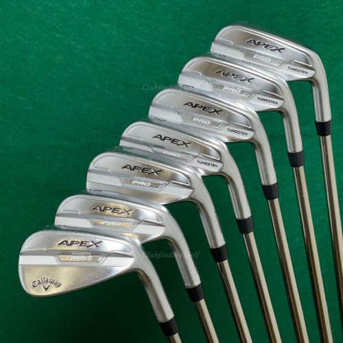 Callaway Apex Pro Forged '21 4-PW Iron Set UST Recoil 110 F4 Graphite Stiff