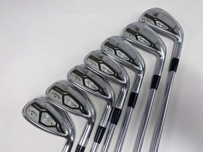 Callaway Apex CF16 Iron Set 5-PW+GW Project X IO 5.5 105g Regular Steel Mens RH