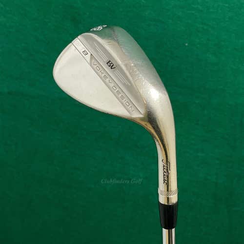 Titleist Vokey SM8 Brushed Steel 58-12D 58° Lob Wedge Factory Steel Wedge Flex