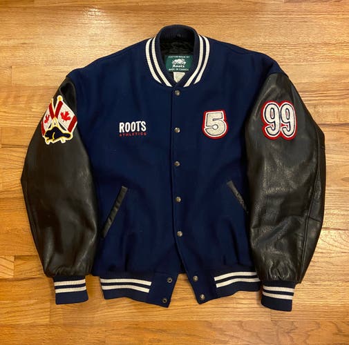 Vintage Roots Calgary Buffalo Hockey Association Letterman Jacket