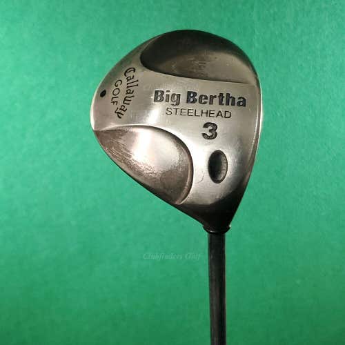 Callaway Big Bertha Steelhead Fairway Wood 3 Memphis 10 '98 Steel Uniflex