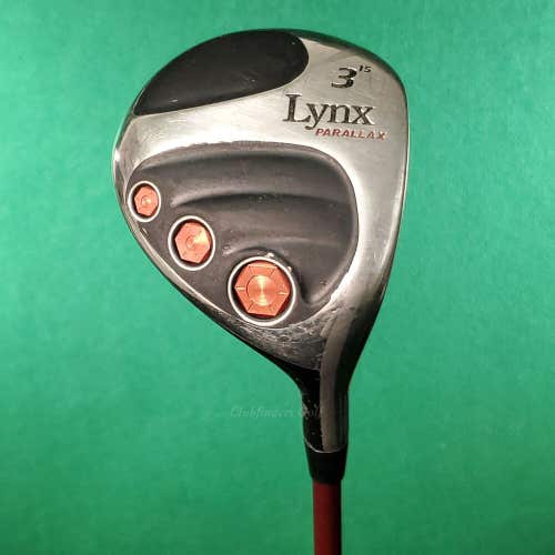 Lynx Parallax Fairway 15° 3 Wood Factory UST LX 75 Graphite Stiff *DENT*