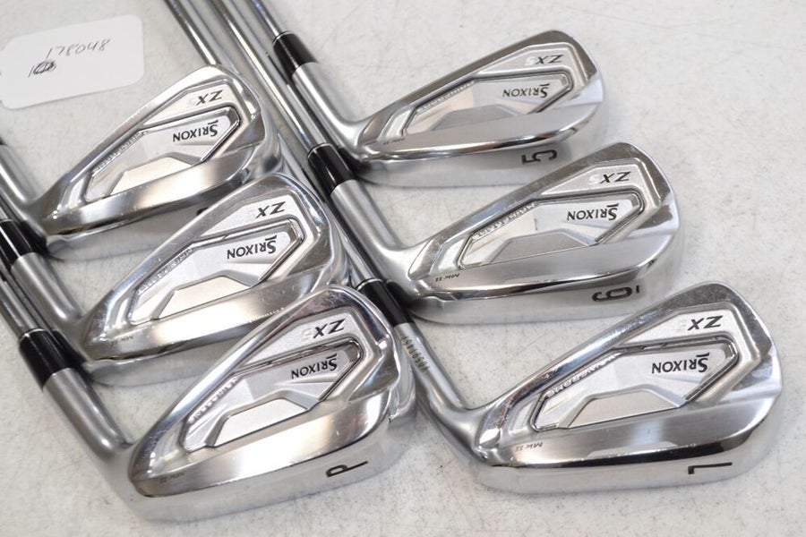 Srixon ZX5 MKII 5-PW Iron Set Right Stiff Flex Project X Rifle 6.0 Steel #178048