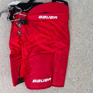 Red New Junior XL Bauer Nexus 400 Hockey Pants