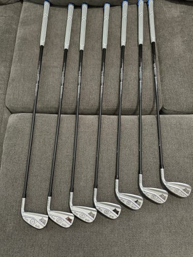 Used PXG Right Handed Regular Flex Graphite Shaft 0311 XP Iron Set