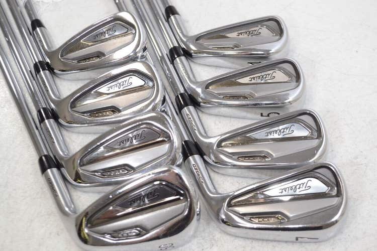 Titleist T100 2019 4-PW,50* Iron Set Right Stiff AMT Tour White Steel # 178130