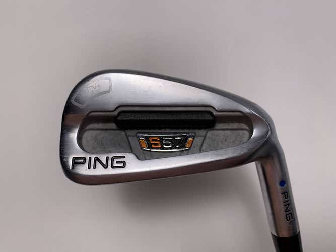 Ping S57 Single 7 Iron Blue Dot 1* Up True Temper DG S300 Stiff Steel Mens RH