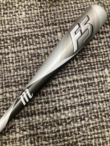 Used Kid Pitch (9YO-13YO) Marucci F5 Bat USABat Certified (-10) Alloy 18 oz 28"