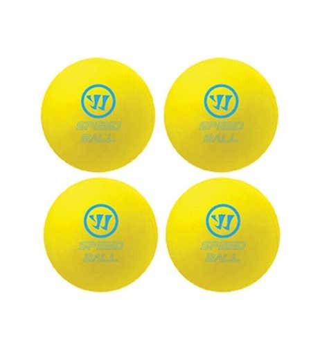 4 pack Warrior speed ball Mini knee Hockey Stick Handling shooting Off Ice