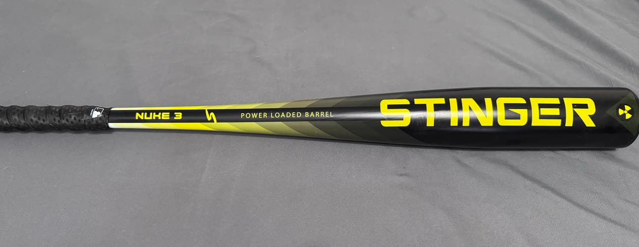 Used 2024 Stinger Nuke 3 BBCOR Certified Bat (-3) Alloy 29 oz 32"