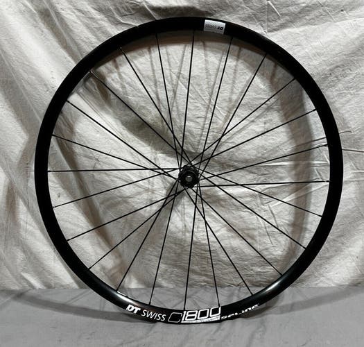 DT Swiss C1800 Spline 24-Bladed Spoke Thru Axle Disc Brake 700C CX Front Wheel